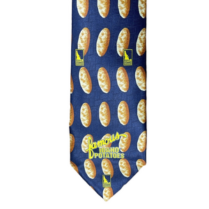 Famous Idaho Potatoes Tie, Blue